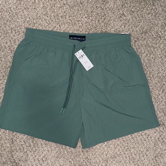Abercrombie & Fitch Other - Abercrombie & Fitch Teal Green Drawstring Swim Shorts